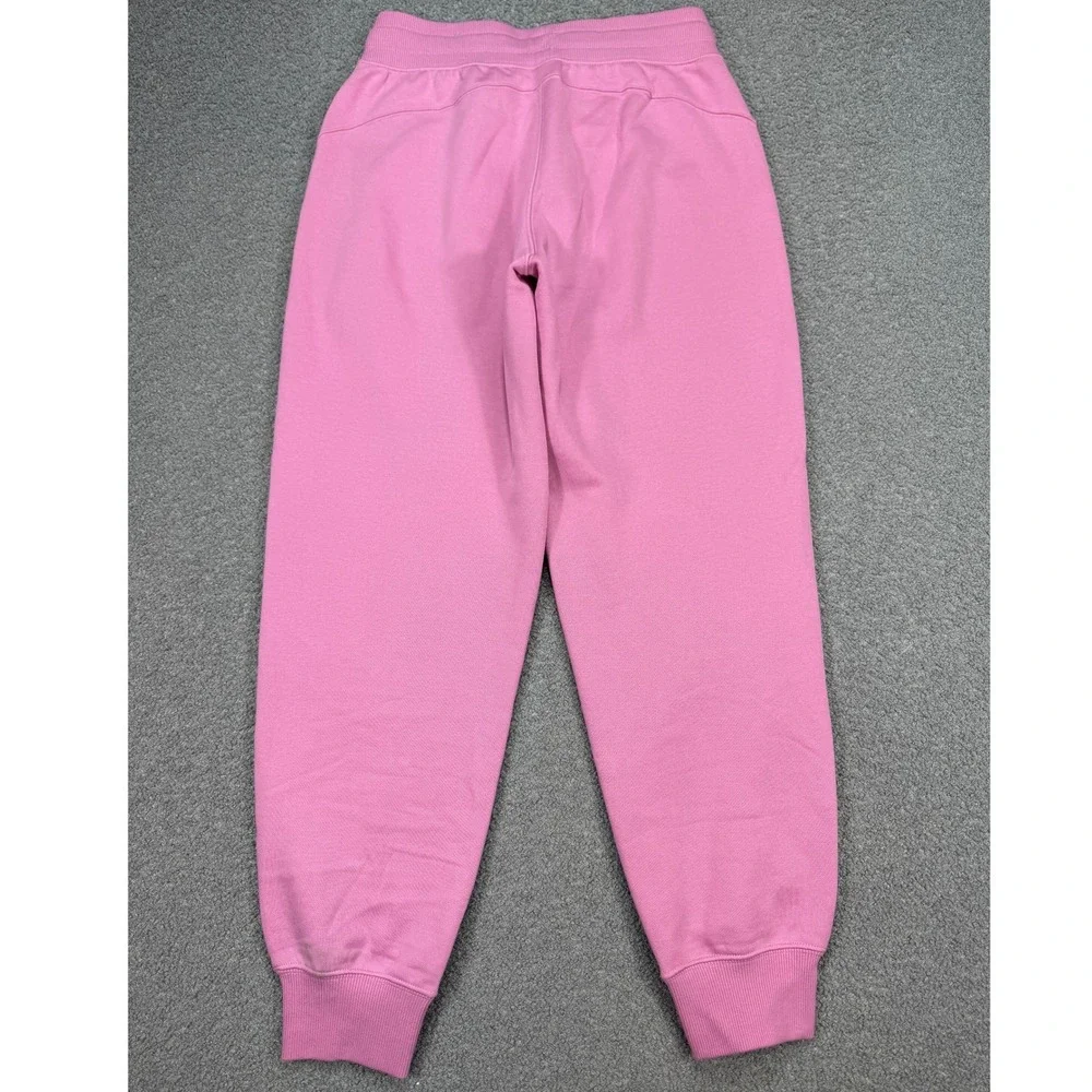 Puma Joggers Women's Small Pink Fleece Lined Athletic Training Sports Sweatpants - Picture 2 of 9